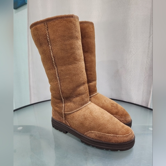 UGG Ultimate Tall Braid Boot Women Size 7 W - Picture 7 of 13